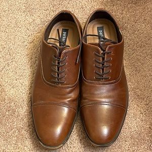 Parker & Sky mens dress shoes brown sz 7.5 m